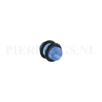Piercings.nl Plug acryl blauw 8 mm 8 mm
