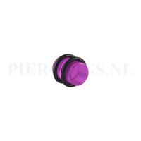 Piercings.nl Plug acryl violet 10 mm 10 mm