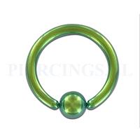 Piercings.nl BCR 1.6 mm geanodiseerd groen