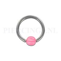 Piercings.nl BCR 1.2 mm strandbal roze