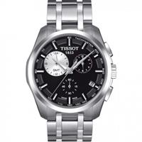 Tissot T-Classic Couturier GMT Herrenchronograph in Silber T0354391105100