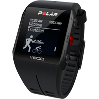Polar Black V800 Bluetooth Heart Rate Monitor GPS Smart Unisexchronograph in Schwarz 90060771