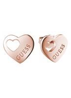 Damen Guess Heart Devotion Ohrringe rosévergoldet UBE82041