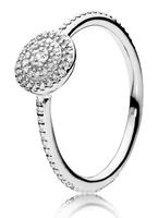 Pandora Damen Ring Strahlende Eleganz "190986CZ", 925er Silber, 54, silber