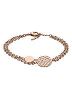 Damen Fossil Chevron Signature Vintage Glitz Armband Edelstahl JF02817791