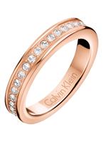 Damen Calvin Klein Size N Hook Ring rosévergoldet KJ06PR140107