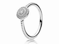 PANDORA 190986CZ-52 - Strahlende Eleganz - Silber - Ring - Zirkonia -