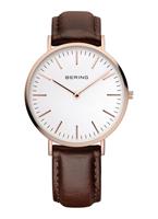Bering Armbanduhr Classic "13738-564-P", braun