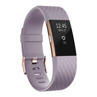 Fitbit Small - Lavender Rose/Gold Charge 2 Special Edition Bluetooth Fitness Activity Tracker Unisexuhr in Lila FB407RGLVS-EU