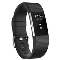 Fitbit Small - Black Charge 2 Bluetooth Fitness Activity Tracker Unisexuhr in Schwarz FB407SBKS-EU