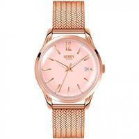 Henry London Heritage Shoreditch Herrenuhr in Rosa HL39-M-0166