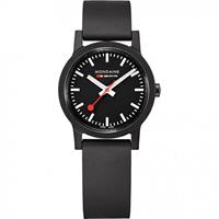 Mondaine Swiss Railways Essence 32mm Damenuhr in Schwarz MS1.32120.RB