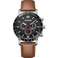 Wenger Roadster Black Night Chrono Herrenchronograph in Braun 011843104