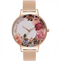 Olivia Burton Flower Show Flower Show Rose Gold & Rose Gold Damenuhr in Rosegold OB16ER10