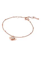 Michael Kors Kors Love armband van zilver met roségouden plating en zirkonia MKC1118AN791