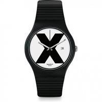 swatch Armbanduhr "XX-Rated Black" SUOB402, schwarz
