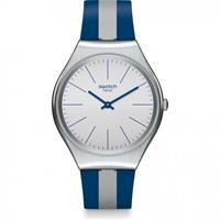 swatch Armbanduhr "Skinspring" SYXS107, blau