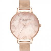 Olivia Burton Semi Precious Semi Precious Rose Gold & Rose Gold Damenuhr in Rosegold OB16SP01