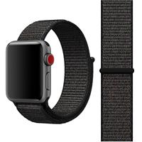 huismerk Eenvoudige mode nylon horlogeband voor Apple Watch Series 5 & 4 44mm / 3 & 2 & 1 42mm met Magic Stick (Magenta)