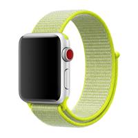 huismerk Voor Apple Watch serie 3 & 2 & 1 38mm eenvoudige manier Nylon armbanden met magische Stick(Green)