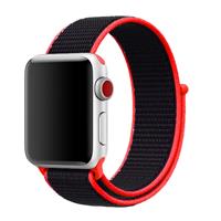 huismerk Voor Apple Watch serie 3 & 2 & 1 38mm eenvoudige manier Nylon armbanden met magische Stick(Red)