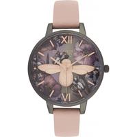 Olivia Burton Twilight Twilight Gunmetal & Dusty Pink Damenuhr in Pink OB16TW02