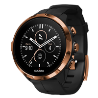 Suunto Spartan Sport Wrist HR Bluetooth GPS Copper Special Edition Unisexchronograph in Schwarz SS023310000
