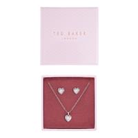 Damen Ted Baker Crystal Heart Set Swarovski-Kristall Hadeya Crystal Heart Gift Set Basismetall TBJ1943-01-02