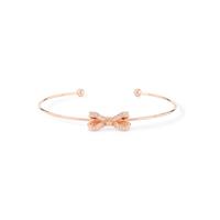 Damen Ted Baker Kristall Olexii Mini Opulent Pave Bow Armreif rosévergoldet TBJ1565-24-02