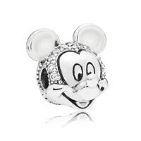 Pandora Charm Disney Micky "797495CZ", 925er Silber, silber, keine Angabe