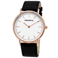 Prisma Horloge Unisex Edelstaal Roségoud 1621.113G