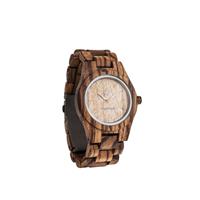 WoodWatch Houten Horloge Zebra Petite