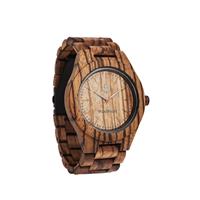 WoodWatch Houten Horloge Zebra
