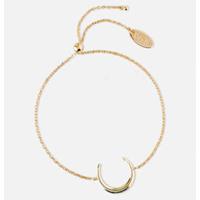 Orelia Crescent Slider Chain Bracelet