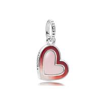 Pandora 797820ENMX Hangbedel zilver Asymmetric Heart of Love