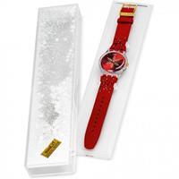 Swatch Christmas 2018 Shine Bright Limited Edition Unisexuhr in Rot SUOZ287S