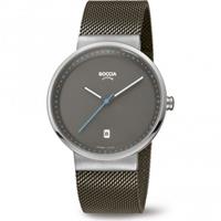 Boccia 3615-01 Horloge titanium/staal grijs