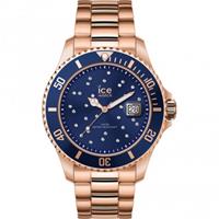 ice-watch Quarzuhr, Ice-Watch - ICE steel Blue cosmos rose-gold (Medium)