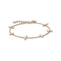 Damen Rosefield Mulberry Armband vergoldet JMUG-J005