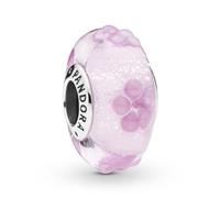 Pandora 797901 Bedel zilver Pink Flower Glass