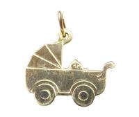 Christian Gouden babywagen hanger geel goud