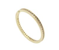 Christian 14 karaat geel gouden zirkonia ring