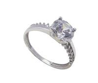 Christian Fantasie ring met zirconia wit goud