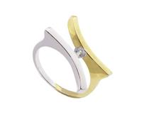 Atelier Christian Bicolor gouden fantasie ring geel goud