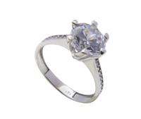 Christian Swarovski zirconia ring wit goud