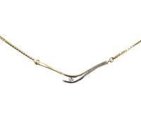 Christian Bicolor gouden collier met diamant geel goud