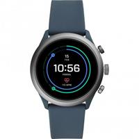 Fossil Touchscreen Herren Smartwatch FTW4021, blau