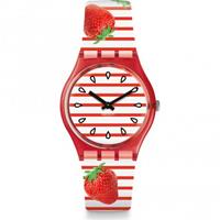 swatch Armbanduhr "TOILE FRAISEE" GR177, rot