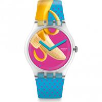 swatch Armbanduhr "BANANA SLIP" SUOK140, transparent