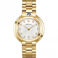 Bulova Rubaiyat Damenuhr in Gold 97P125